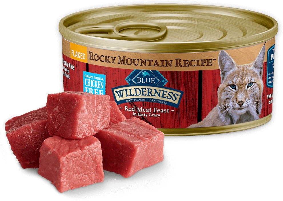 BLUE Buffalo Wilderness Rocky Mountain Recipe Flaked Red Meat Feast - Adult Cat